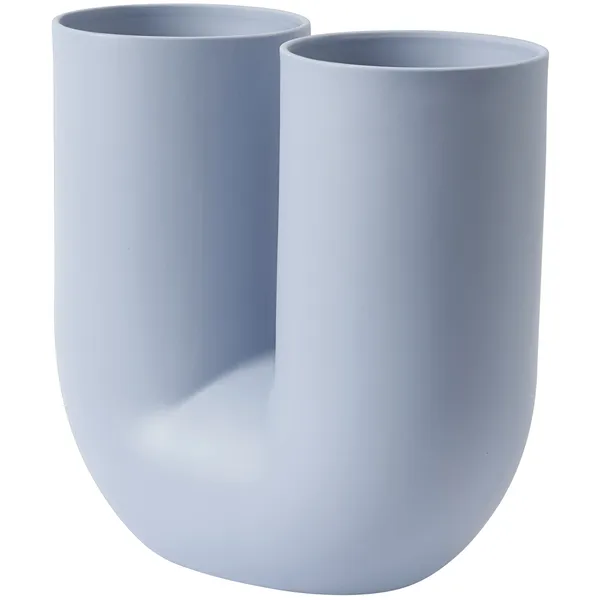 Kink Vase 26 cm Lyseblå