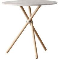 Aldric Sivupöytä 80 cm Vaalea Tammi