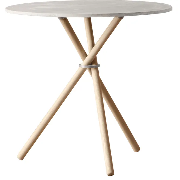 Aldric Sivupöytä 80 cm Vaalea Tammi