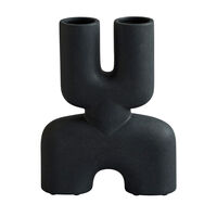 Cobra Dobbelt Dekorativ Vase 47 cm Bone White