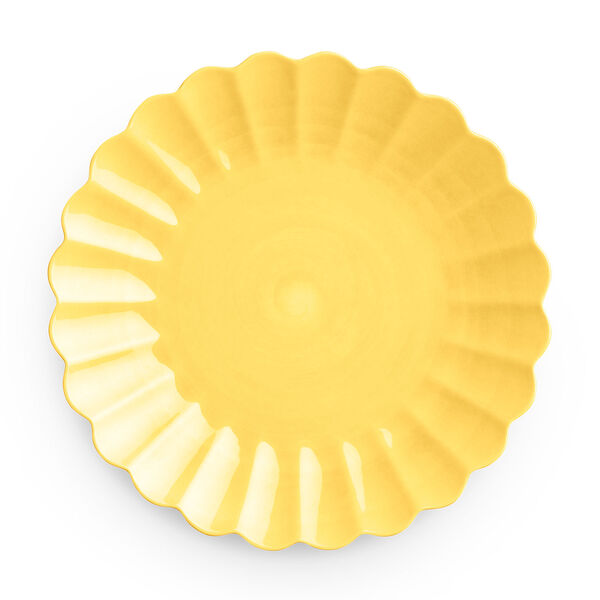 Oyster Tallerken Gul 28 cm