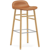Form Barstol 75 cm Cognacfarget / Eik