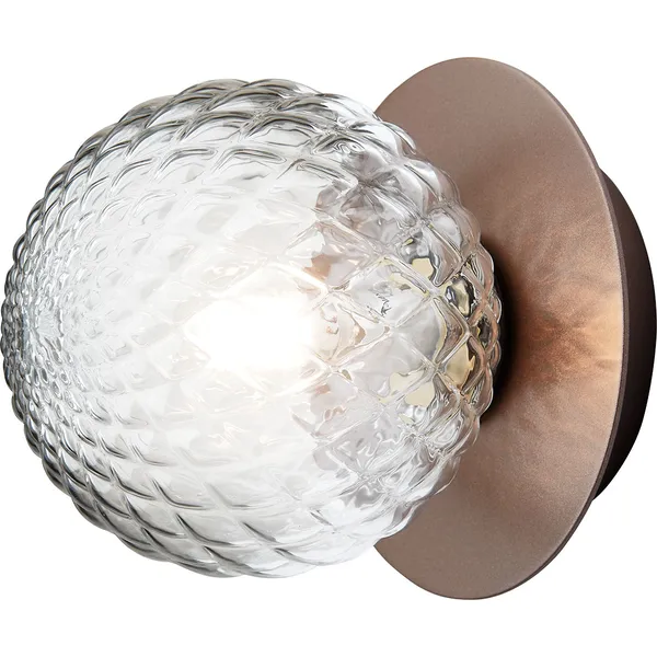 Liila 1 Vegg-/Taklampe 140 mm Mørk Bronse / Klar