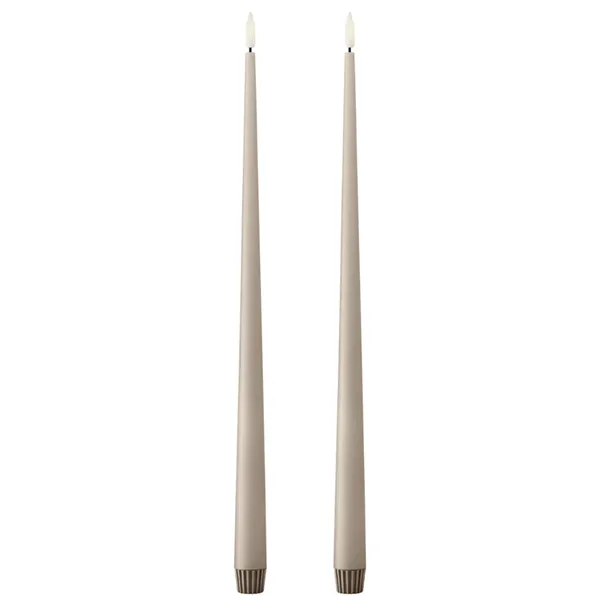 Led-Lys 2-pak 40 cm Linen Grey