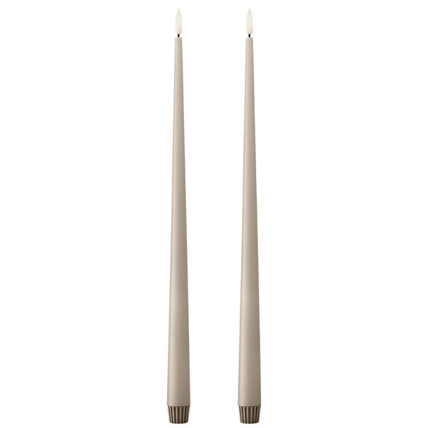Led-Lys 2-pak 40 cm Linen Grey