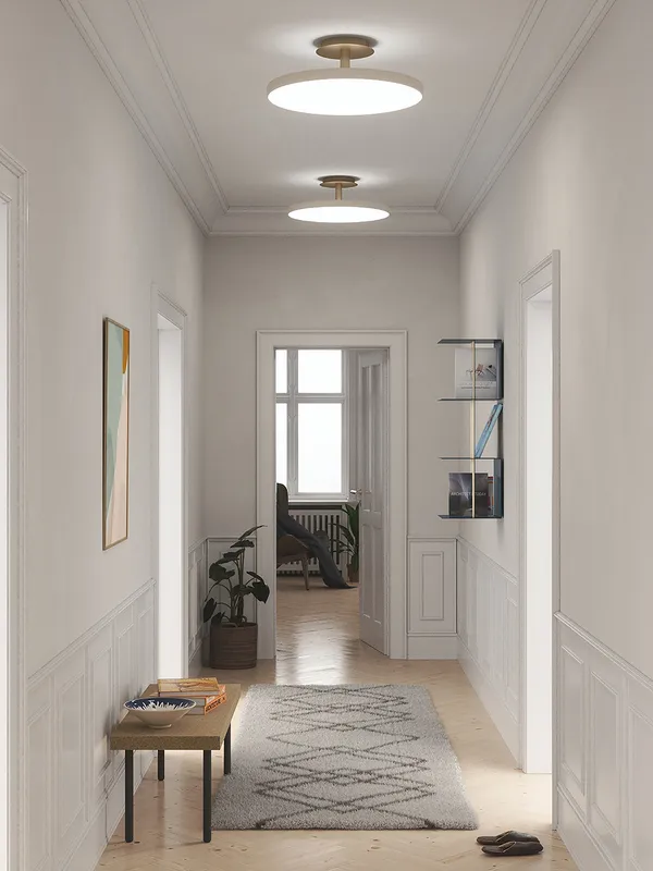 Asteria Up Loftslampe Large Pearl White