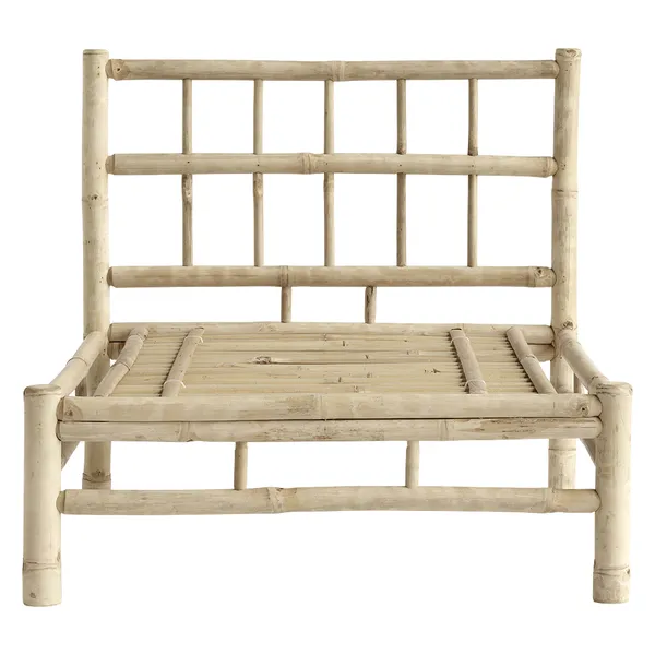 Modulsofa Bambus 1-persons Natur