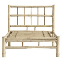 Modulsofa Bambus 1-persons Natur