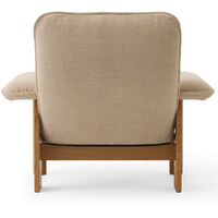 Brasilia Lenestol med Ottoman Natural Oak Bouclé 02 Beige