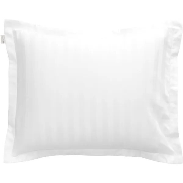 Sateen Stripe Pudebetræk 50x60 cm Hvidt