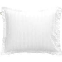 Sateen Stripe Pudebetræk 50x60 cm Hvidt