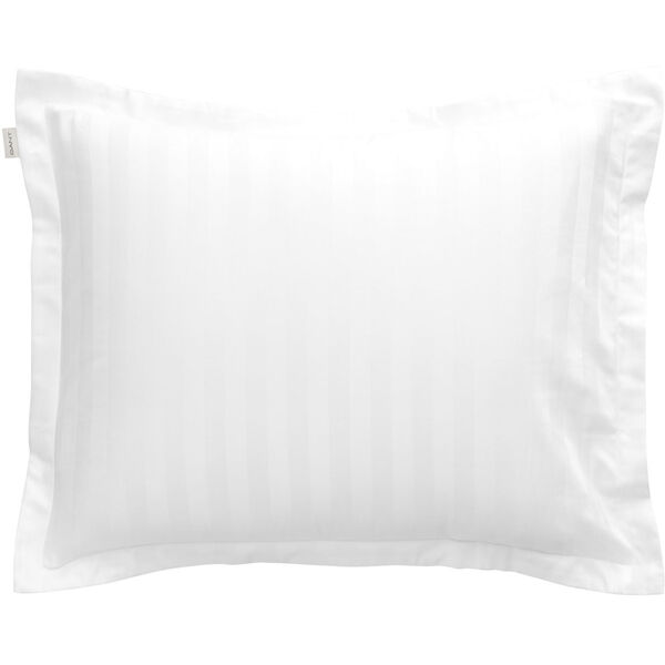 Sateen Stripe Örngott 50x60 cm Vit