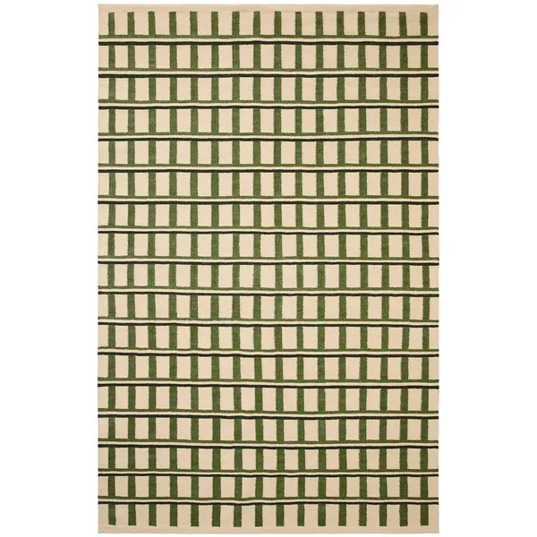 Mysore Matta 180x270 cm Off-white / Grön / Mörkgrön