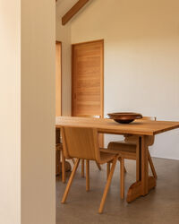 Puffin Matbord 200x95 cm Massiv Naturlig Ek