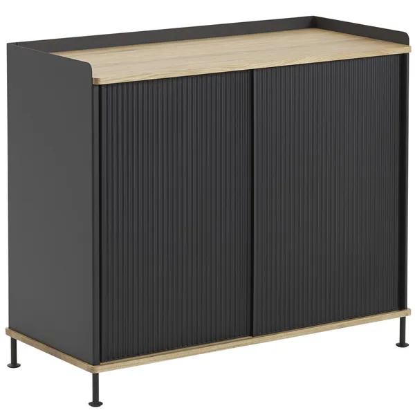 Enfold Skänk 45x100 cm Lackerad Ek / Antracit