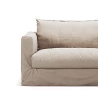 Verhoilu Le Grand Air Nou Love Seat-sohvalle Puuvilla Beige