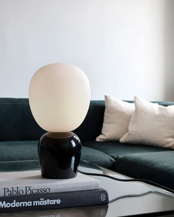 Buddy Bordslampa Glossy Black / Opal