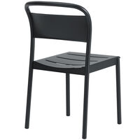 Linear Stol Stål Antracit