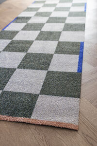 Square Plastmatta 77x240 cm Olivgrön
