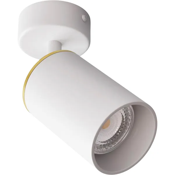 Edgespot Single 65 Spotlight Vit / Mässing