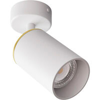 Edgespot Single 65 Spotlight Vit / Mässing