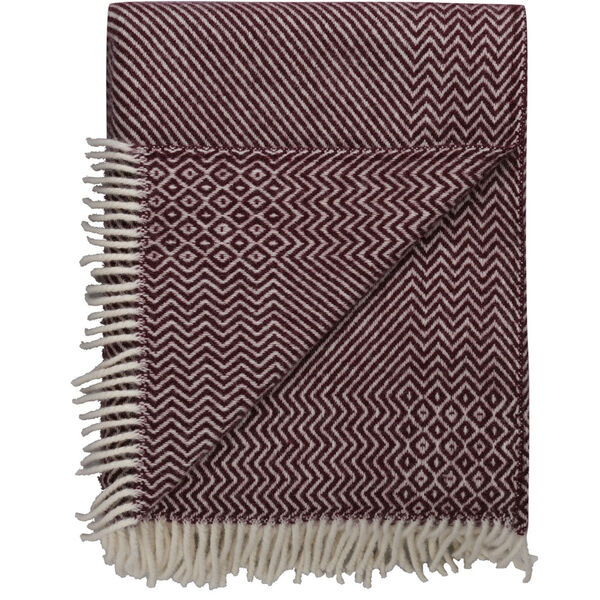 Kattefot Plaid 150x220 cm Burgundy