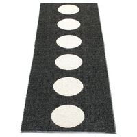 Vera Rug Black/Vanilla Matto Musta / Vanilla 70x450 cm