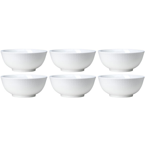 Swedish Grace Skål 60 cl 6-pak Snow (White)