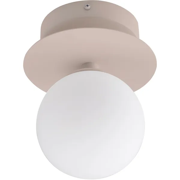 Art Deco Vägg-/Taklampa Mud / Vit