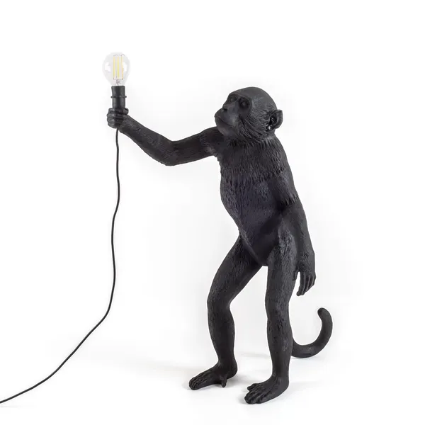 Monkey Lamp udendørs stående Sort