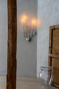 Wall Candle Holder Chrome