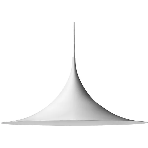 Semi Pendel Ø90 cm Vit Halvmatt