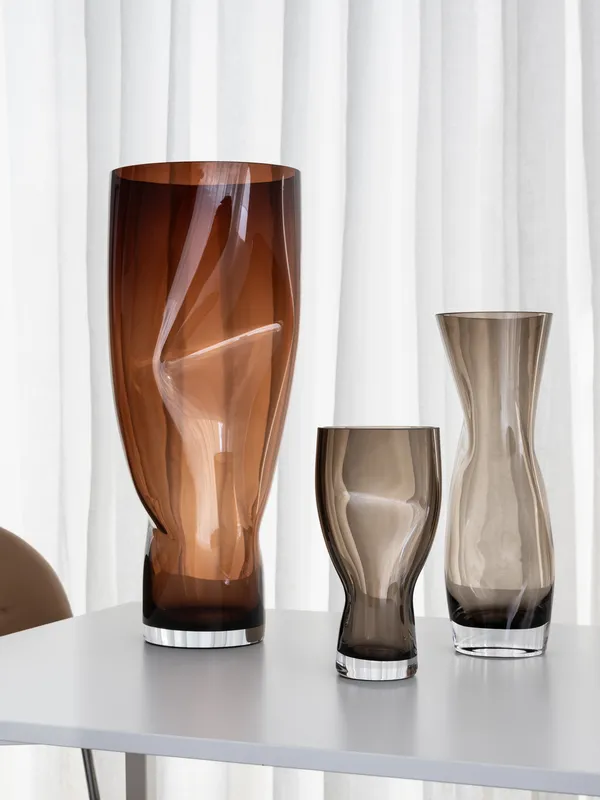 Squeeze Vase 50 cm Sunset Brown