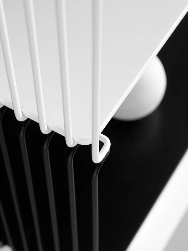 Panton Wire Ext Toppanel D:18 Sort