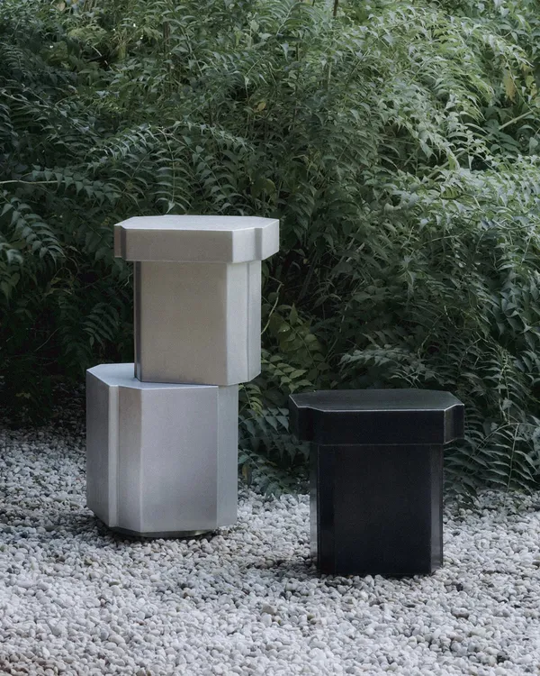 Funki Stol 02 40x46 cm Aluminium