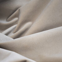 Grand Fotskammel Fløyel Dusk Beige