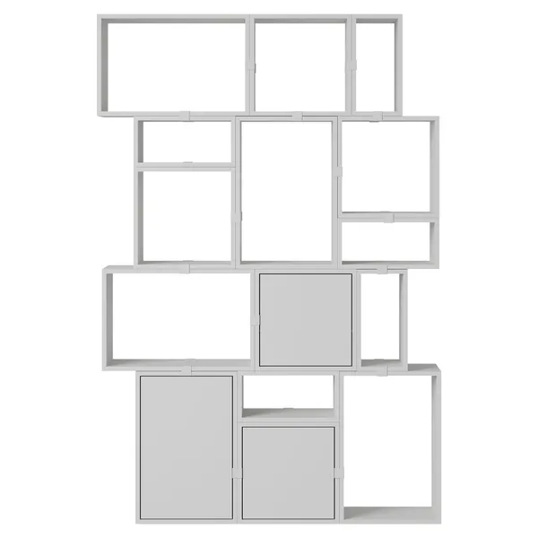 Stacked Configuration 2 Boghylde Grå