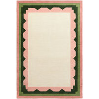 Border Wool Rug 300x400 cm