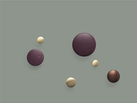 Dots Krok Metall Ø27 cm Sort