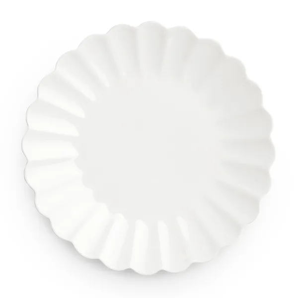 Oyster Tallerken Hvid 28 cm