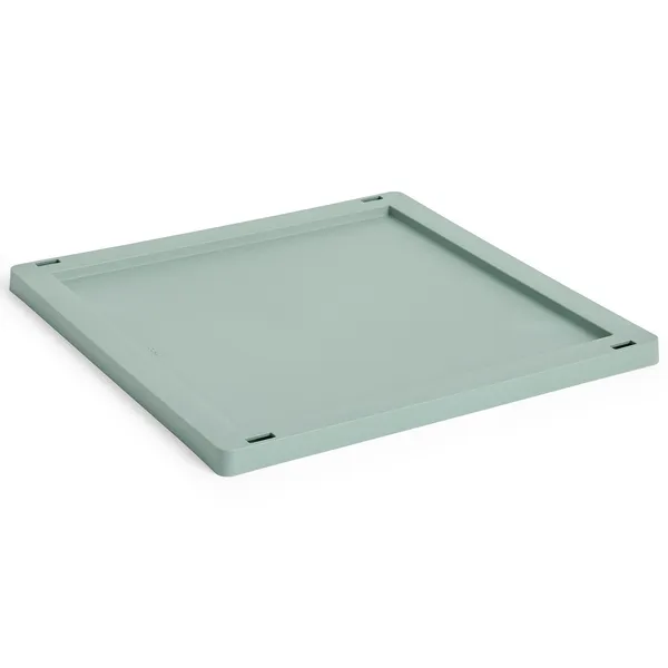 Colour Crate Plastic Medium Square / Cube Lokk Sage Green