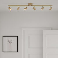Correct Loftslampe 6 Lav Guld