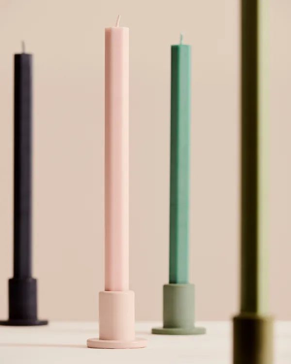 Hexagon Ljus 4-pack Pastel