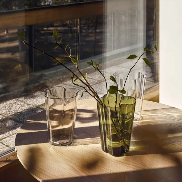 Aalto Vas 27 cm Mossgrön