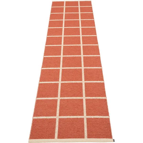 Criss Plastikmåtte Brick / Cream 70x300 cm