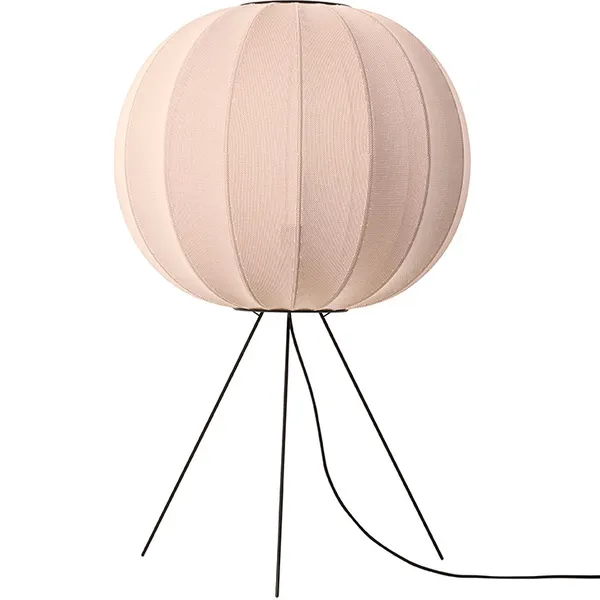 Knit-Wit Golvlampa Medium Rund 60 cm Sand Stone