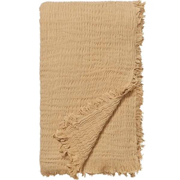 Reloved Sengetæppe Sand 240x260 cm