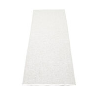 Svea Matto 70x320 cm Metallic White/White
