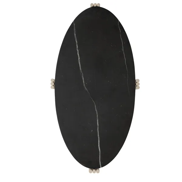 Tribus Sofabord Fremstillet af stål Oval Sort/Sand