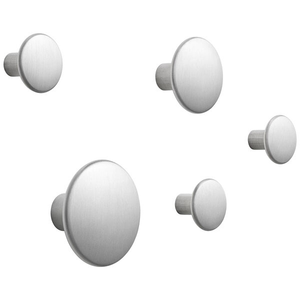Dots Kroge Metal 5-pak Aluminium